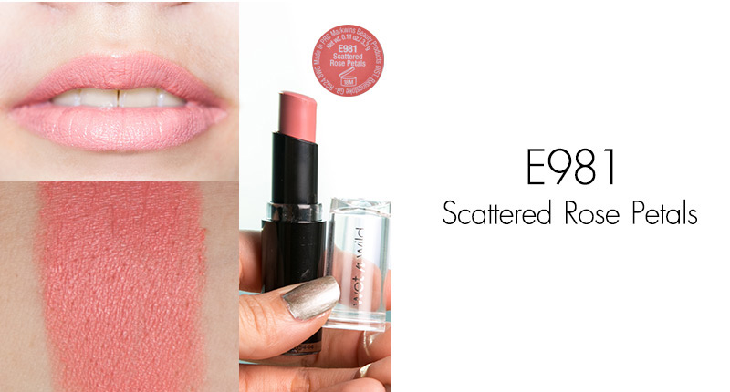 Wet n Wild Mega Last Lip Color สี Scattered Rose Petals #E981