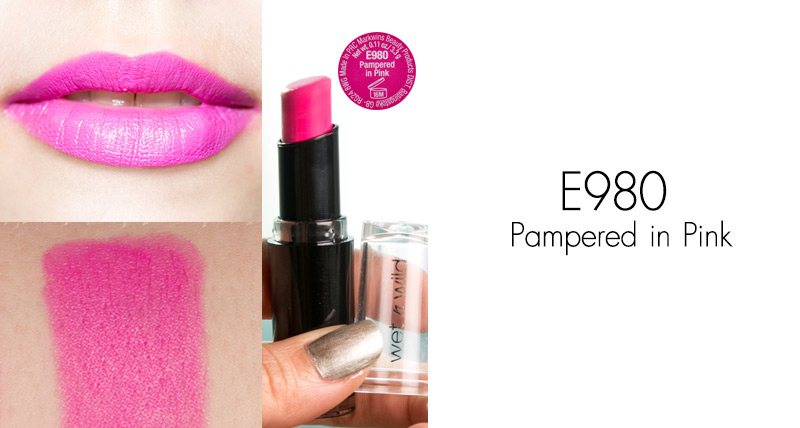 Wet n Wild Mega Last Lip Color สี Pampered in Pink #E980