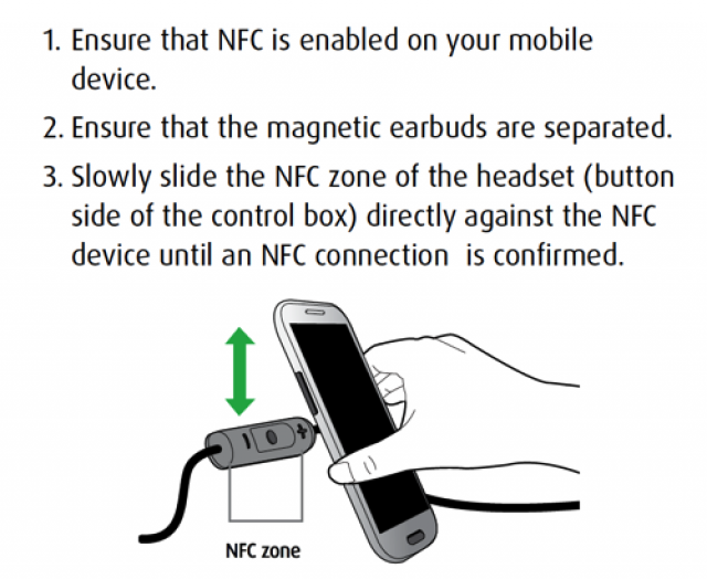 NFC pairing