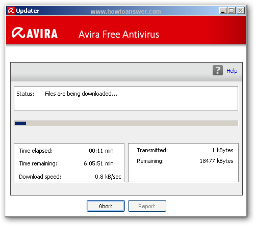 updating antivirus