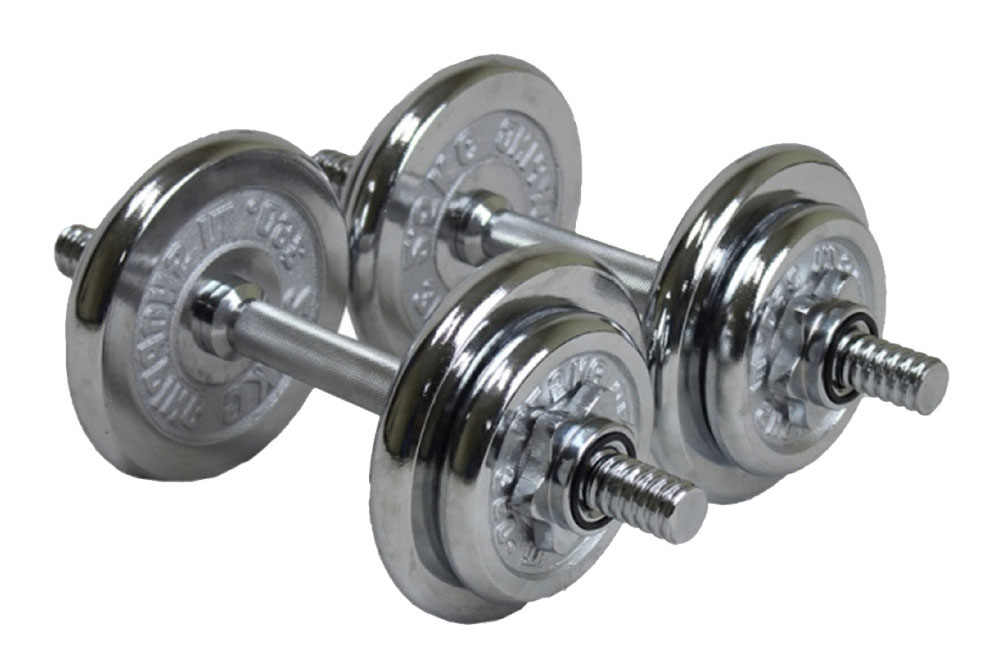 chromed-dumbbell